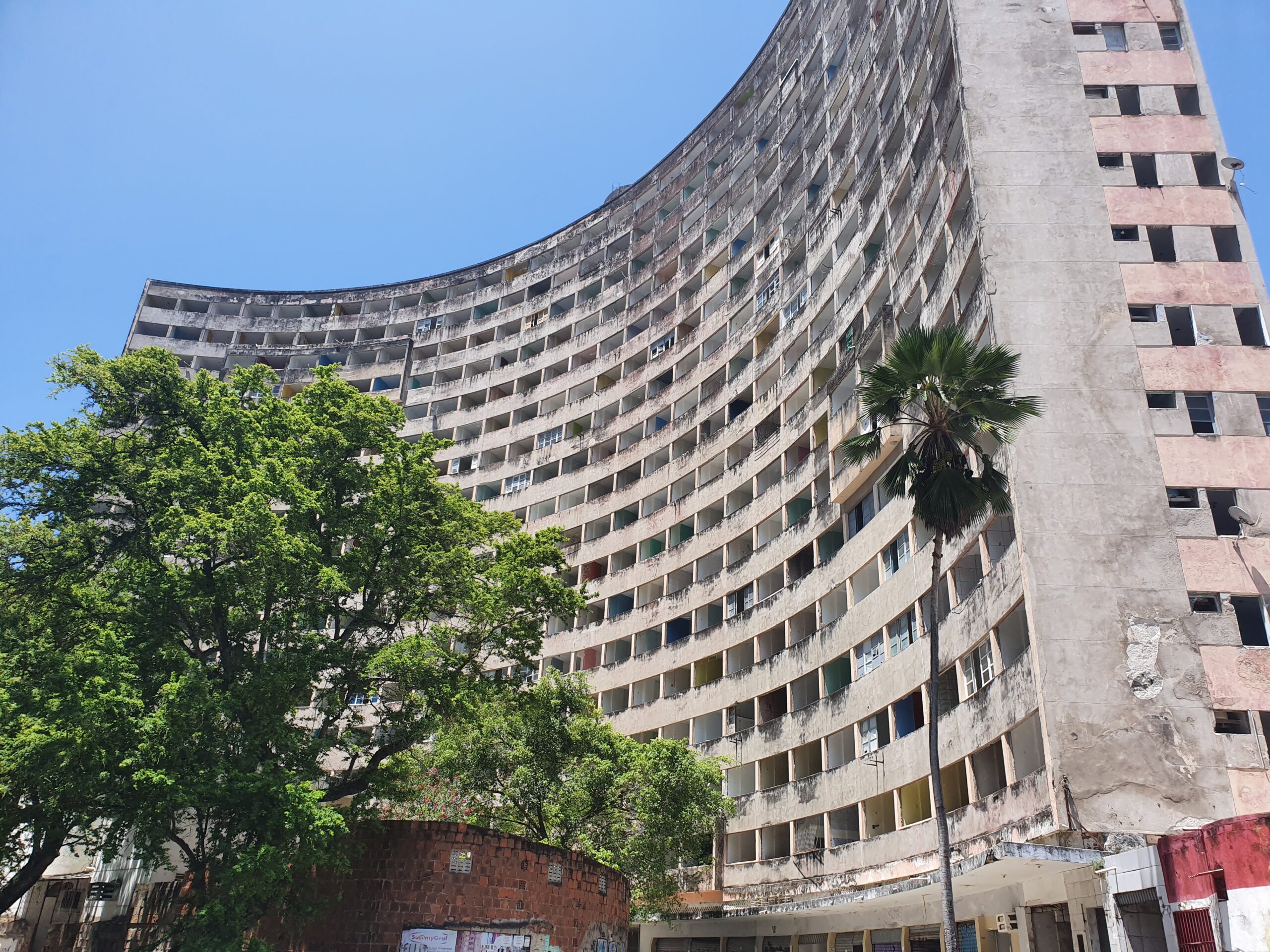 Prédio está interditado desde março de 2019. Foto: Wagner Oliveira