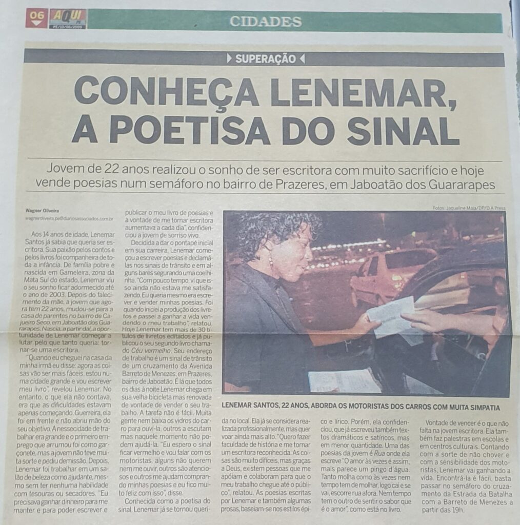 A história de Lenemar já foi contada por mim em matérias publicadas em 2009. Foto: Arquivo