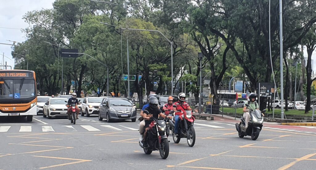 Cidades do interior registram número maior de motos que o Grande Recife. Foto: Wagner Oliveira